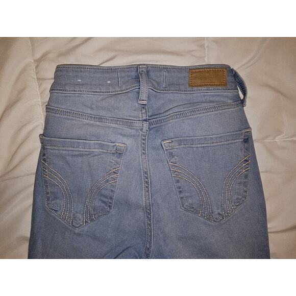 Hollister Women’s High Rise Super Skinny Jeans Size 23R Light Wash - Picture 4 of 6